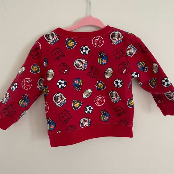 6-9 Mo Vintage Sports Sweatshirt - Picture 4 of 4